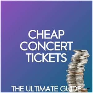 last minute concert tickets cheap